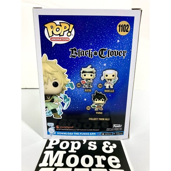 Funko Pop! Black Clover: Luck Voltia 1102 Exclusive Vinyl Figure W/ Protector - Picture 4 of 12